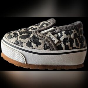 Vans Leopard Print Slip-On Shoes